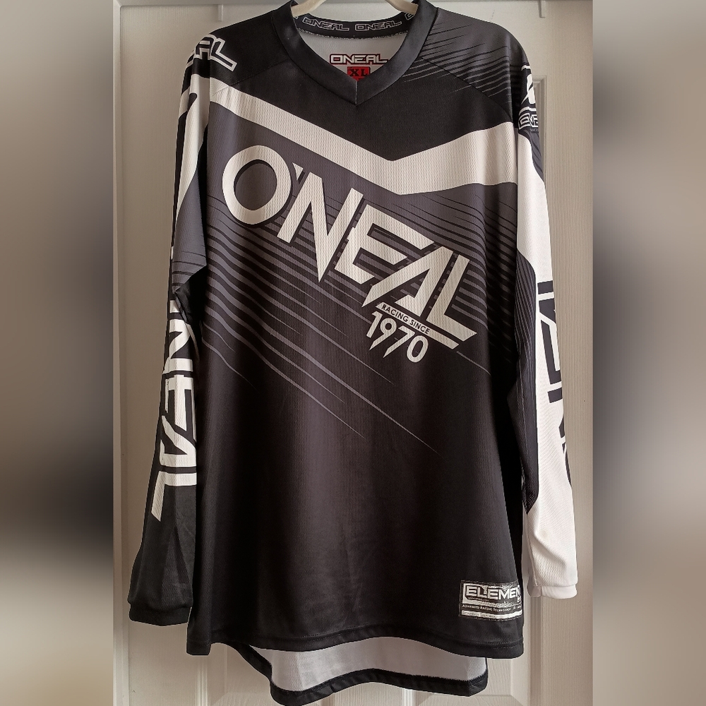 O'Neal Element Moto Racing Cycling Cyber Grunge Y2K Jersey XL